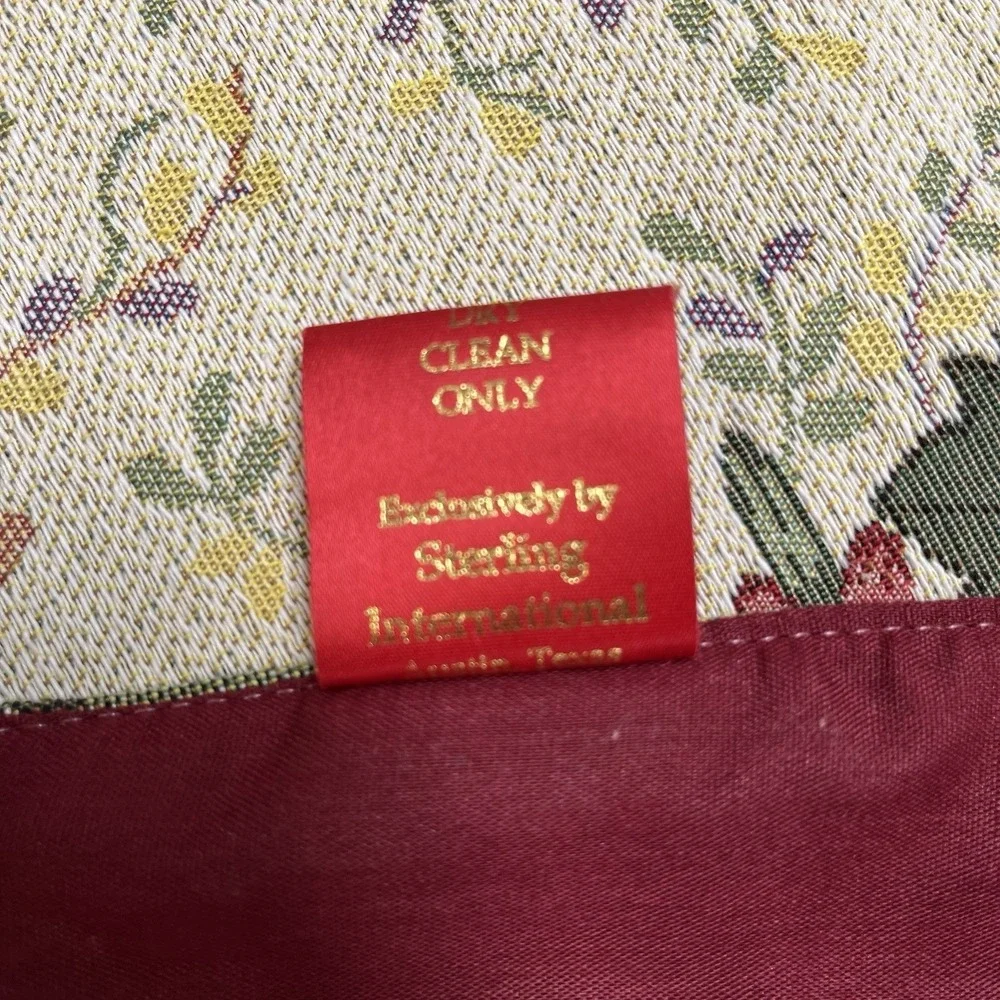 Vintage Sterling International Tablecloth Sunfower FTapestry Decore De France